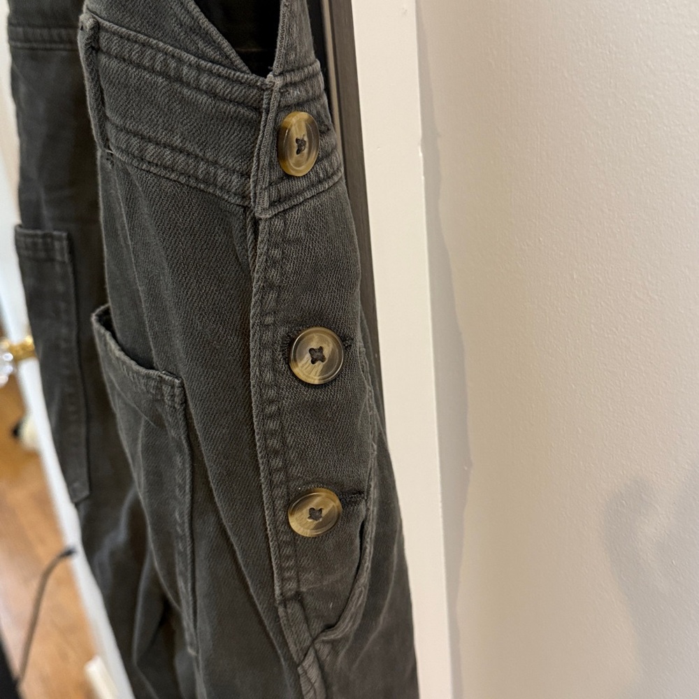 Aerie Charcoal Overalls - Picture 6 of 8